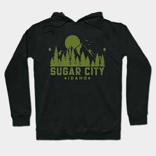 Sugar City Idaho Mountain Souvenir Hoodie